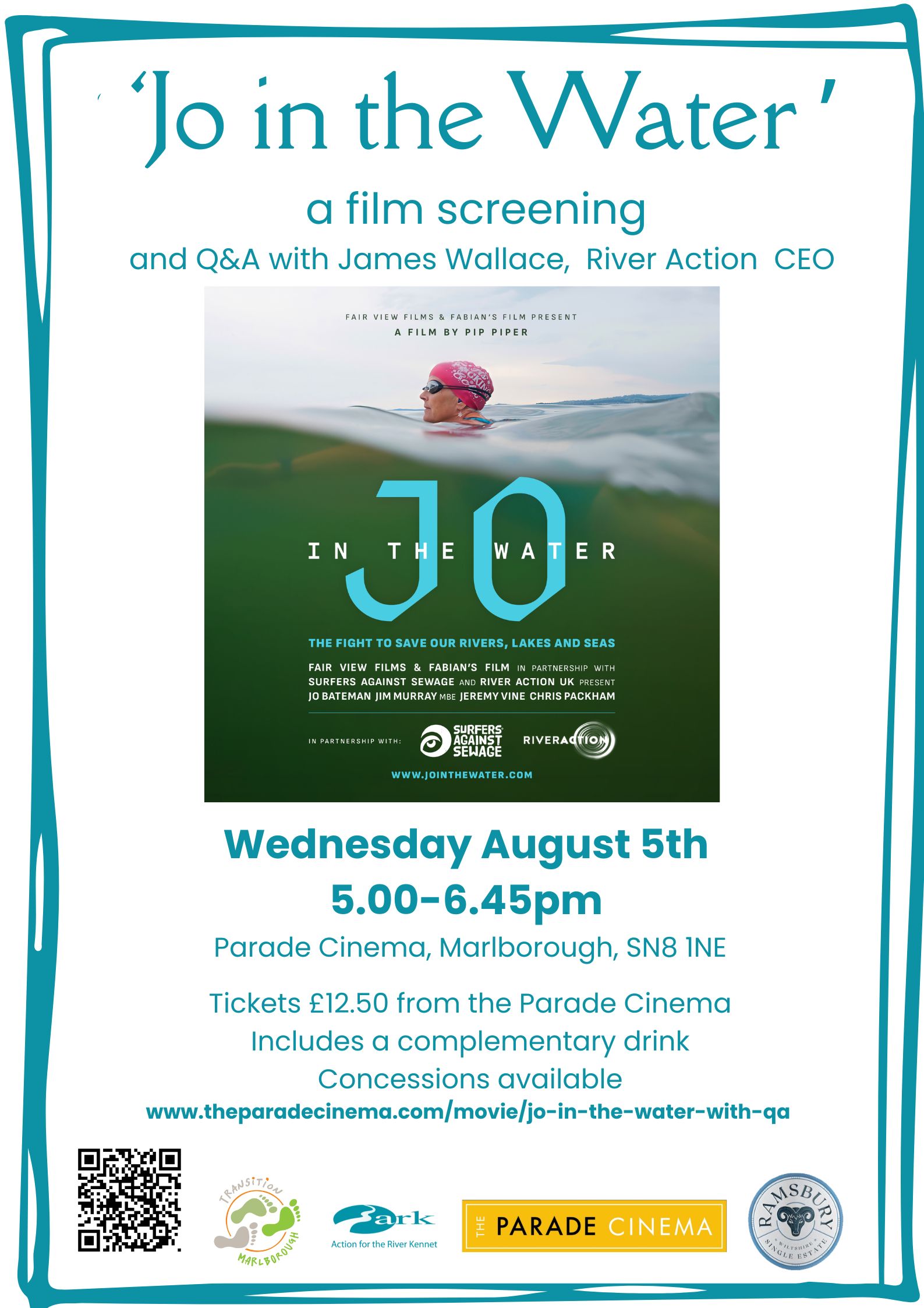 Jo in the Water - film screening